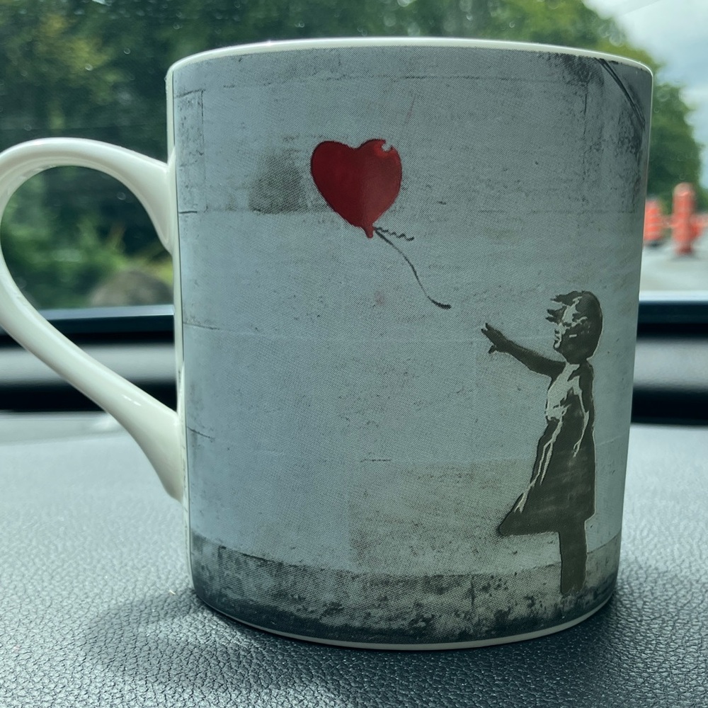 Girl with Ballon mug